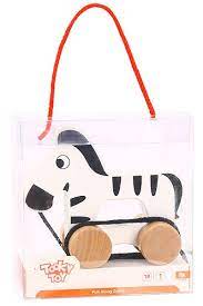 toy tooky toy pull long zebra