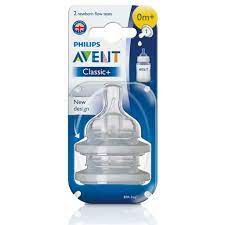 AVENT TEAT classic New Born 0m 1hole scf631/27