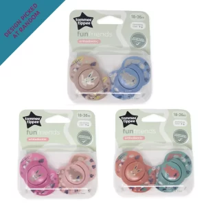 Tommee tippee 2X 18-36M FUN Soother ASSORTED